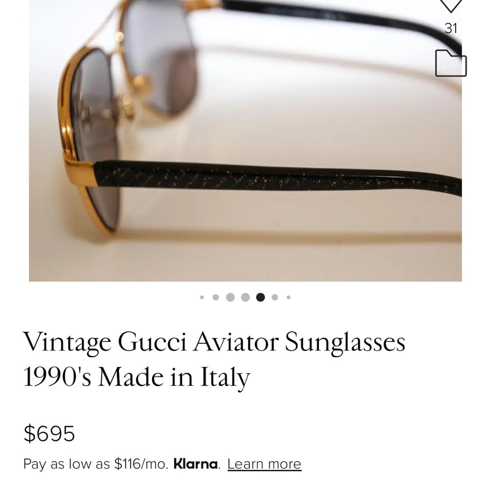 Gucci Aviators authentic - Picture 11 of 11